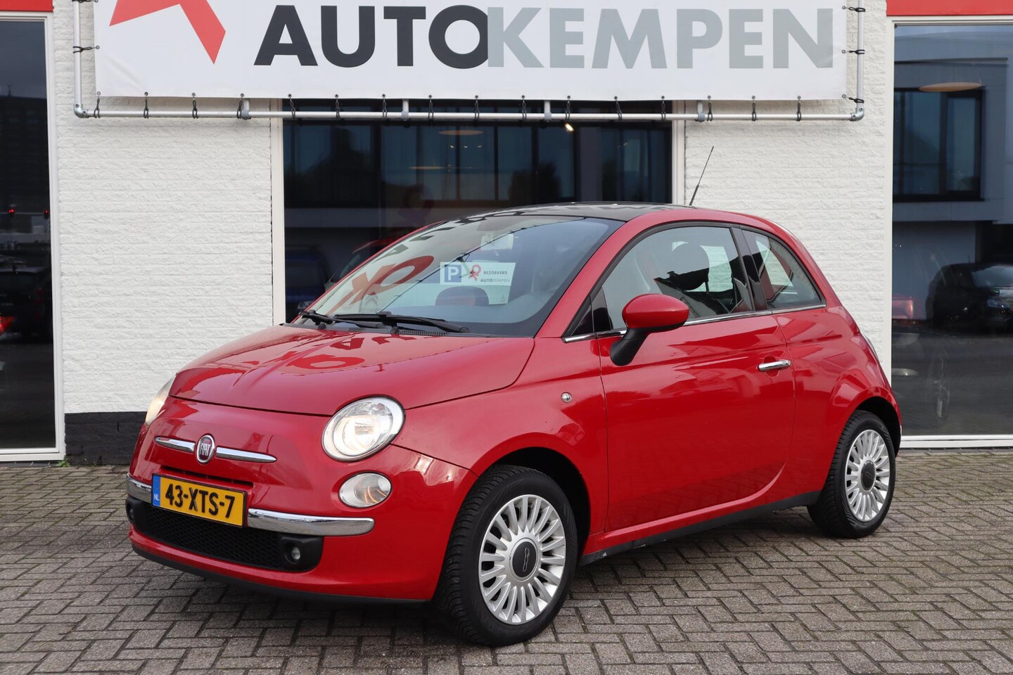 Fiat 500 - 1.2 LOUNGE PANORAMADAK|LEER|PERFECT ONDERHOUDEN - AutoWereld.nl