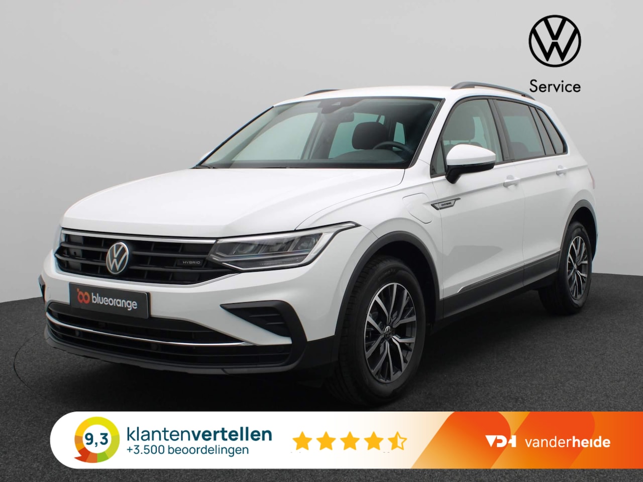 Volkswagen Tiguan - 1.4 TSI eHybrid Life Business 245PK DSG Keyless, Side Assist, Virtual Pedal, Adaptieve Cru - AutoWereld.nl