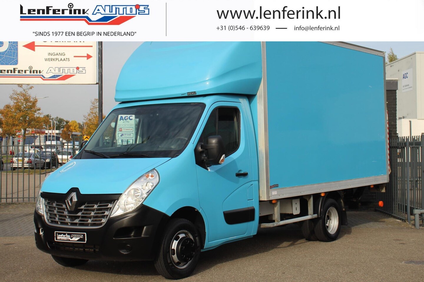 Renault Master - 2.3 DCi 130 pk Bakwagen met Laadklep Dubbel Lucht Airco, Cruise control, Dakspoiler LxBxH - AutoWereld.nl