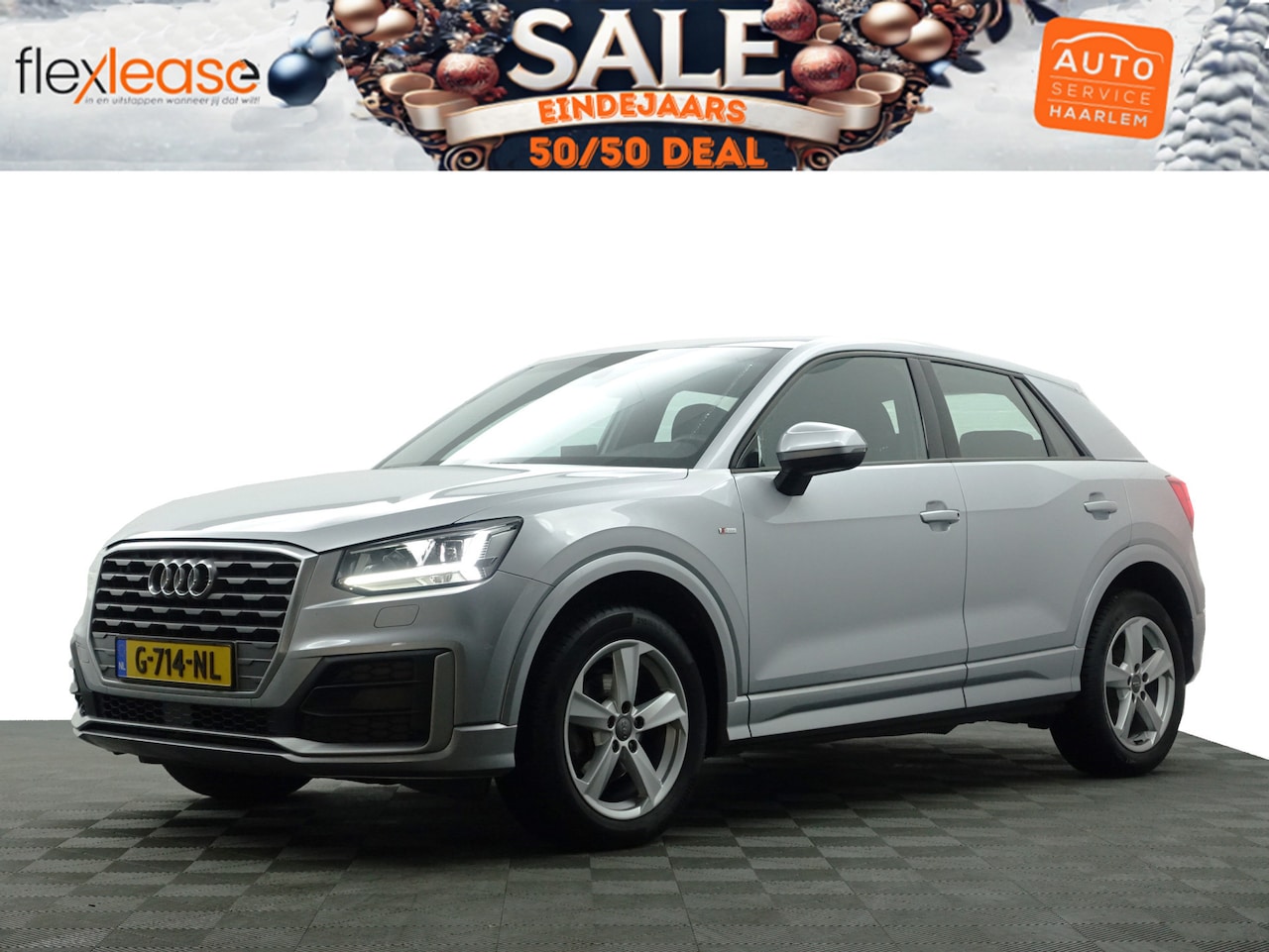 Audi Q2 - 35 TFSI 150pk S Line Aut- Xenon Led, Leder Sport Interieur, Afgevlakt S Stuur, Clima, Crui - AutoWereld.nl