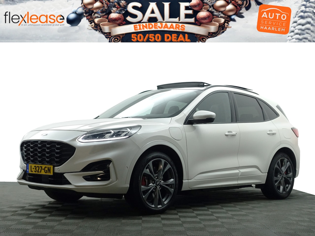 Ford Kuga - 2.5 PHEV ST-Line X Aut- Bang Olufsen, Panoramadak, Stuur/Stoelverwarming, Carplay, Ada Cru - AutoWereld.nl