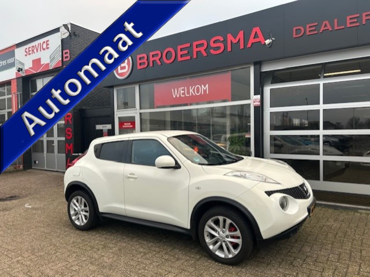 Nissan Juke - 1.6 Acenta AUTOMAAT * 108.000 KM  * NL AUTO * DEALERONDERHOUDEN * - AutoWereld.nl