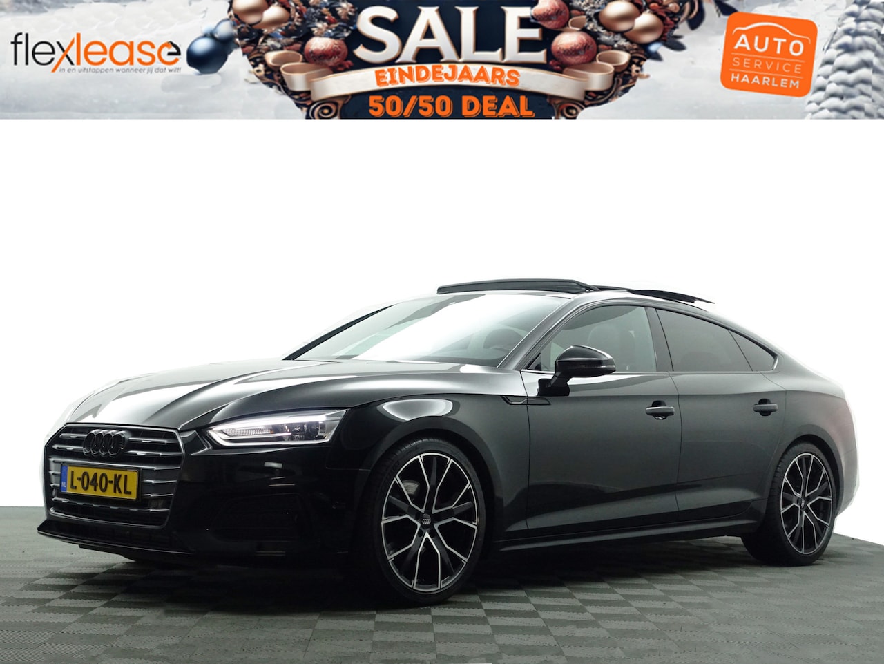 Audi A5 Sportback - 40 TFSI 246pk S line Black Optic Aut- Panodak, Xenon Led, Camera, Sport Leder Interieur, S - AutoWereld.nl