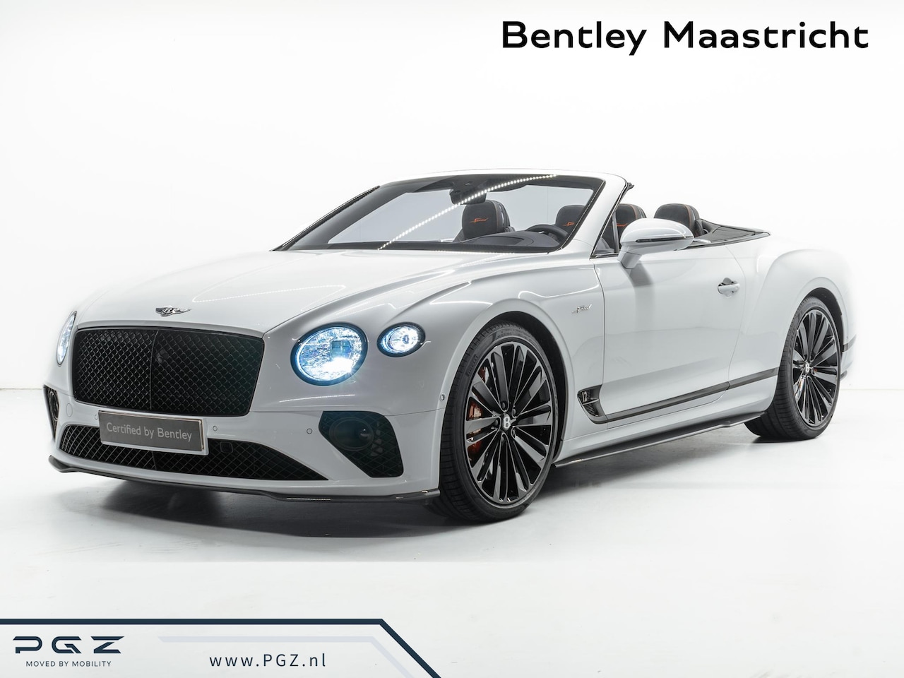 Bentley Continental GTC - 6.0 W12 Speed | Self Levelling Wheel Badges | Bang & Olufsen for Bentley | Diamond Knurlin - AutoWereld.nl