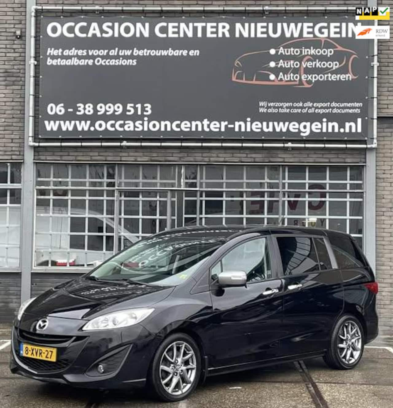 Mazda 5 - 1.6 CITD TS+ 2014 Zwart 7-Zitter/Airco/EURO5/KM NAP! - AutoWereld.nl