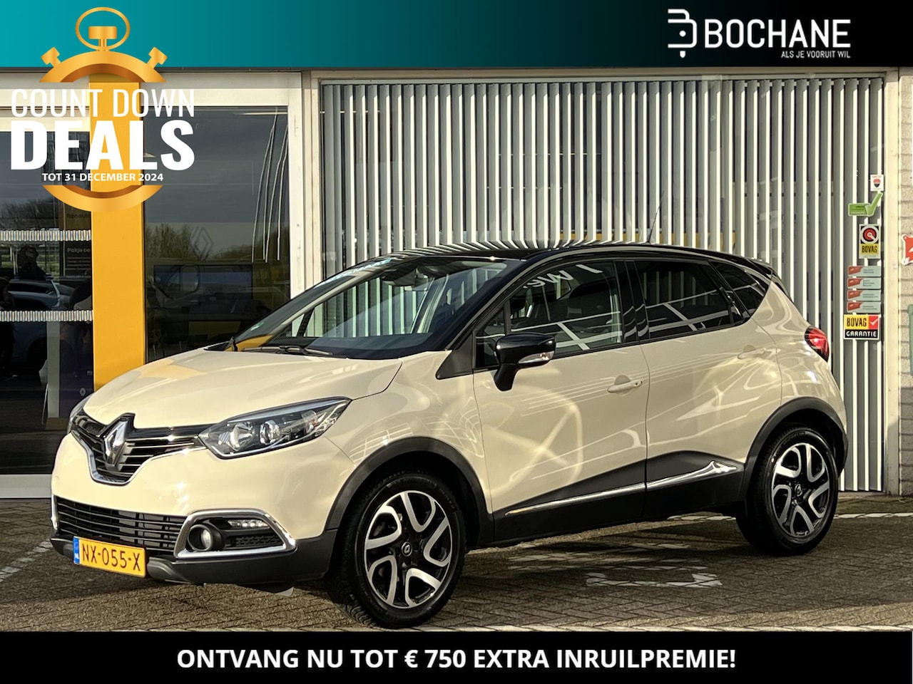 Renault Captur - 1.2 TCe 120 EDC Dynamique | Achteruitrijcamera | Parkeersensoren | Trekhaak - AutoWereld.nl