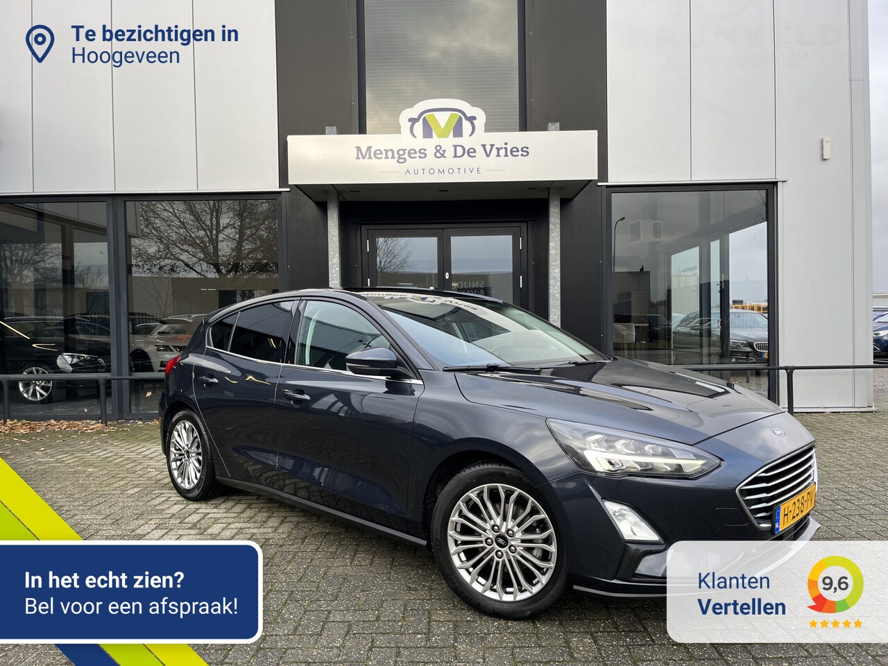 Ford Focus - 1.0 EcoBoost Titanium Business NAP | Panorama | Stoelverwarming | Trekhaak | Isofix | Appl - AutoWereld.nl