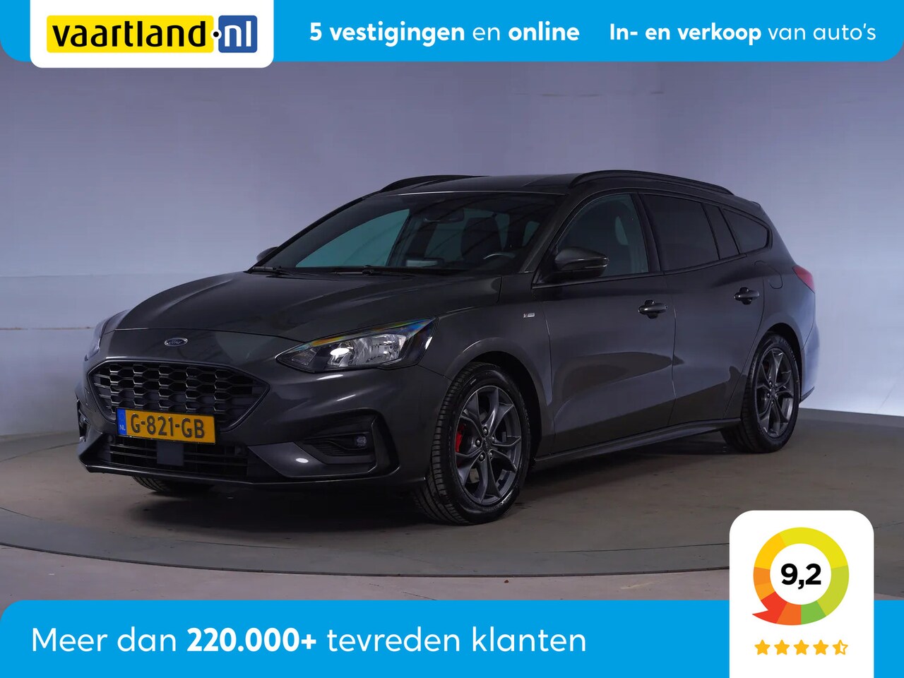 Ford Focus Wagon - 1.0 EcoBoost 125pk ST-Line [ Navi B&O Trekhaak ] - AutoWereld.nl