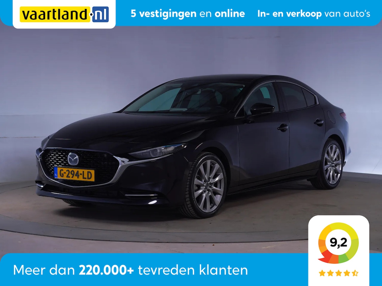 Mazda 3 - 2.0 SkyActiv-X 180pk Luxury Aut. [ LED Navi Leder Bose Camera ] - AutoWereld.nl