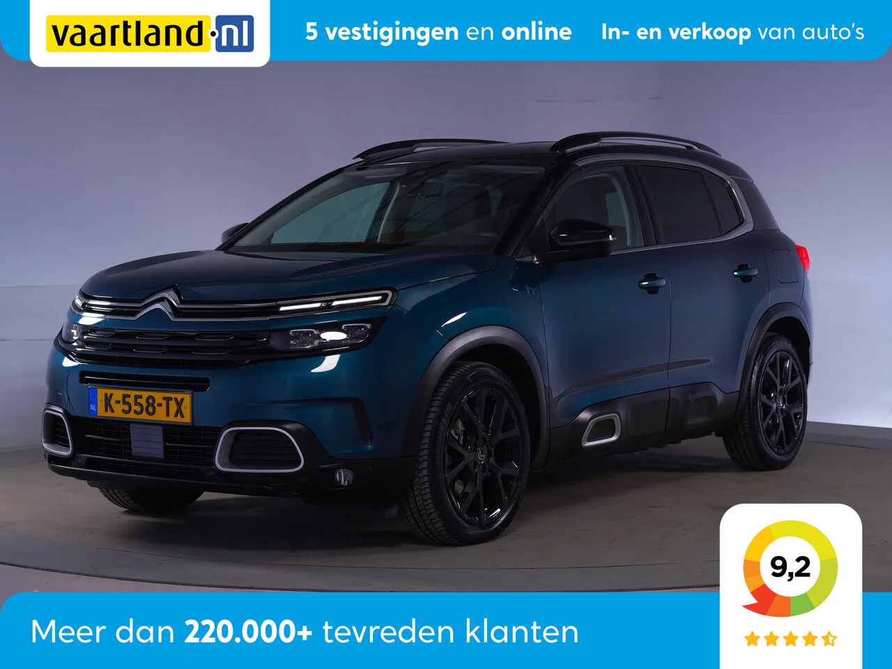 Citroën C5 Aircross - 1.6 Plug-in Hybrid 225 e-Business Plus Aut. [ Full led Stoelverwarming Navi ] - AutoWereld.nl