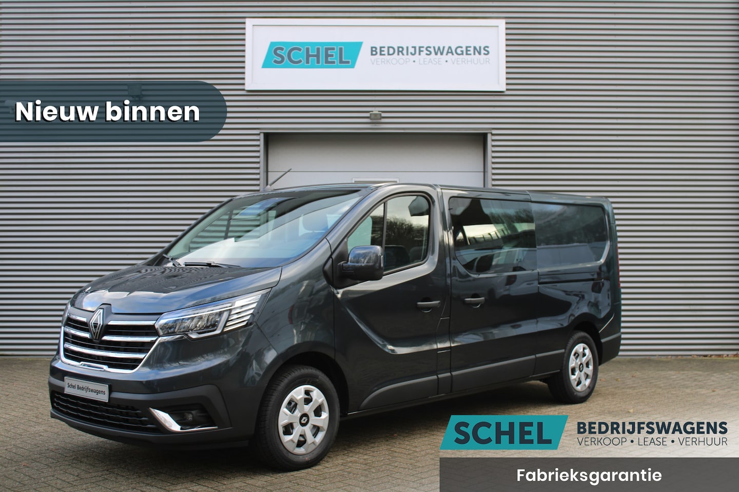 Renault Trafic - 2.0 Blue dCi 130pk T29 L2H1 Advance Dubbele Cabine - Carplay - Android - 2x Schuifdeur - P - AutoWereld.nl