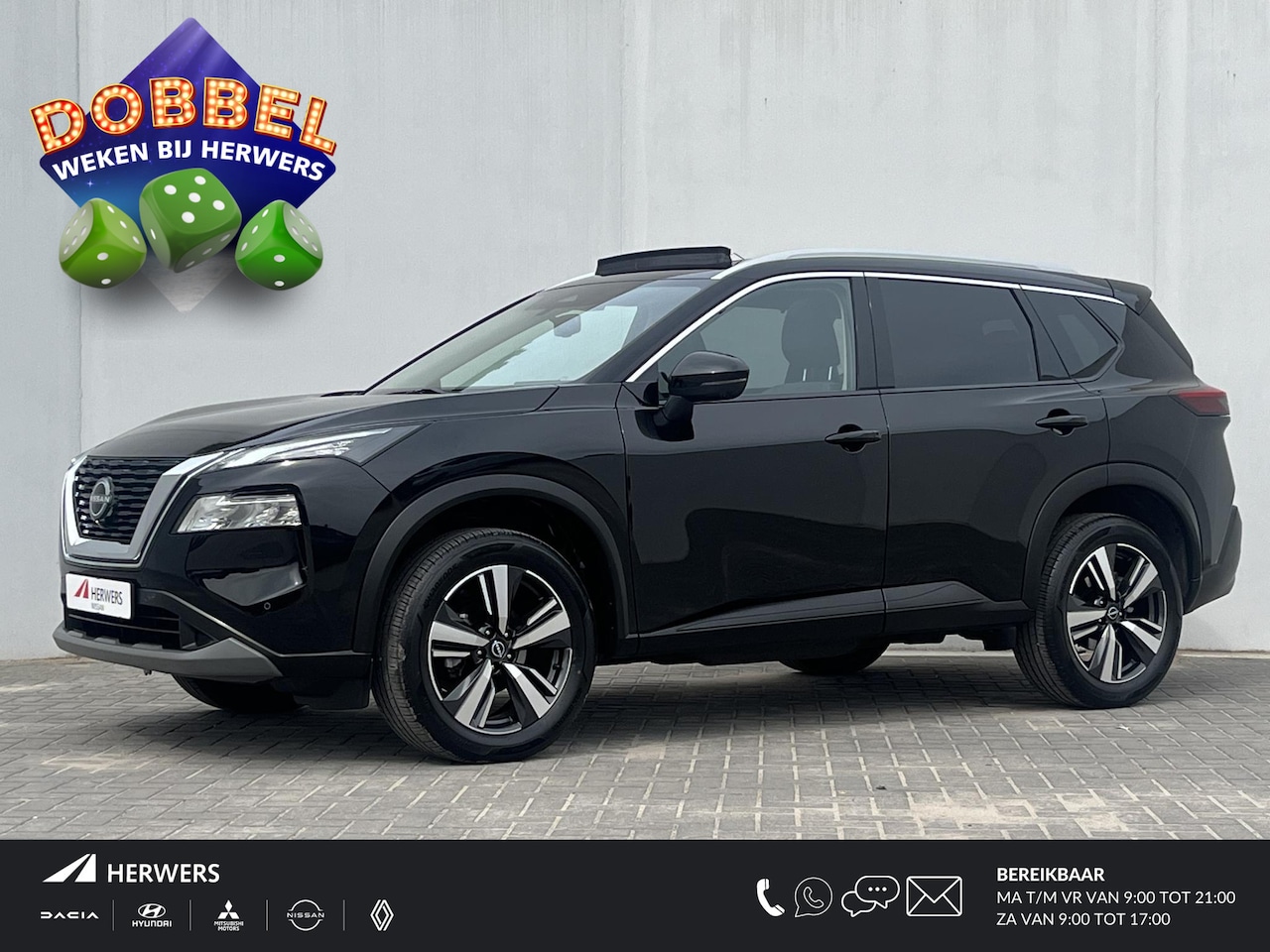 Nissan X-Trail - 1.5 DIG-T MHEV 163PK Automaat N-Connecta / Trekgewicht 2000KG / Schuif-/kanteldak / Rondom - AutoWereld.nl