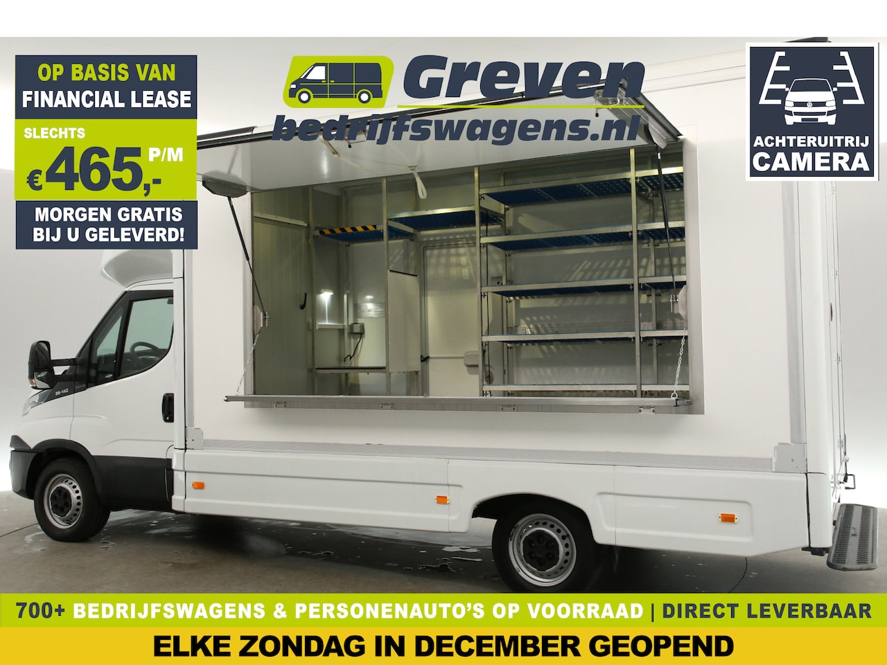 Iveco Daily - 35S14 2.3 410 | Foodtruck | Camper | 3500KG Trekgew. | Verkoopwagen | Zijdeur | Achterdeur - AutoWereld.nl