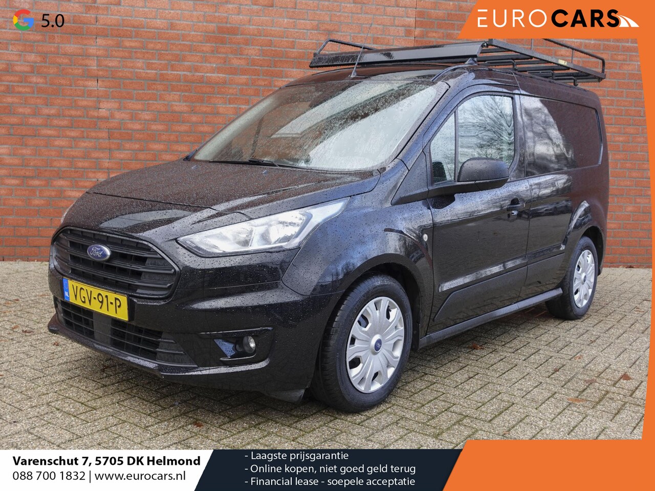 Ford Transit Connect - 1.5 EcoBlue L1 Trend Airco Navi Carplay PDC A+Camera Trekhaak Imperial Cruise Control - AutoWereld.nl