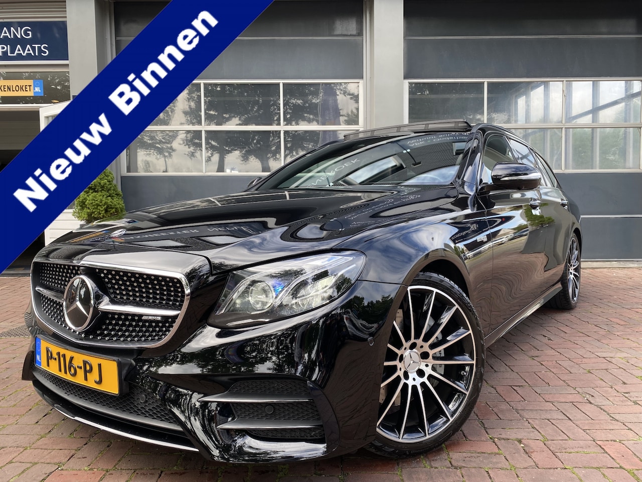 Mercedes-Benz E-klasse Estate - 43 AMG 4MATIC Pano, Trekhaak,Navi,20Inch 402PK Bj 2017 Km 136.000 Dealer onderhouden - AutoWereld.nl