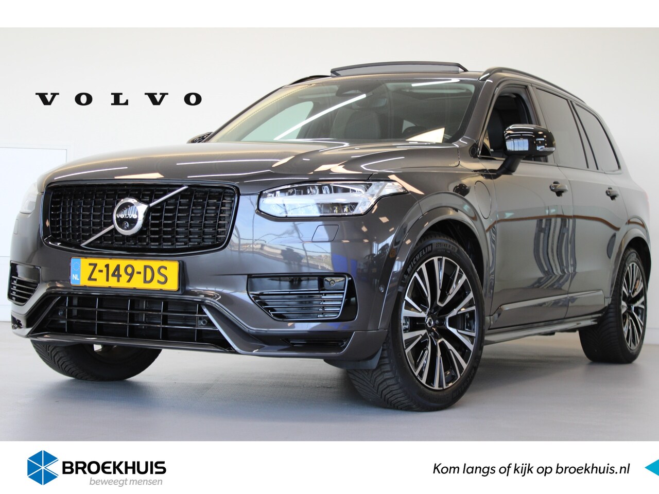 Volvo XC90 - T8 455PK AWD Ultimate Dark | Luchtvering | Trekhaak | 360º view | All season | Panoramadak - AutoWereld.nl