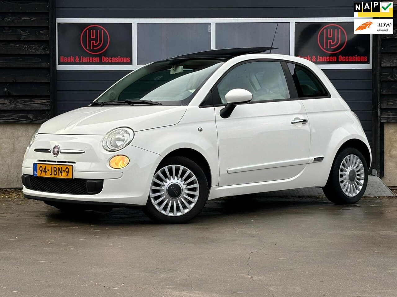 Fiat 500 - 1.2 Open dak - Airco - LM Velgen - NAP - APK - AutoWereld.nl