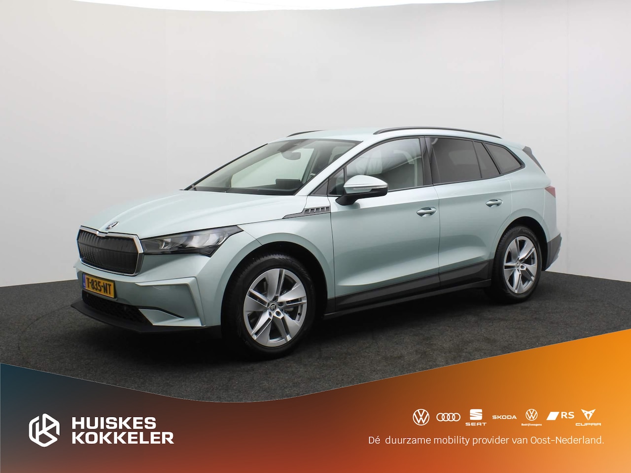 Skoda Enyaq iV - 60 180pk Automaat Warmtepomp, Adaptive cruise control, Navigatie, Airco, DAB, LED verlicht - AutoWereld.nl