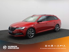 Skoda Superb Combi - Sportline Business 1.5 TSI 150pk DSG Automaat Panoramadak, LED matrix koplampen, Navigatie