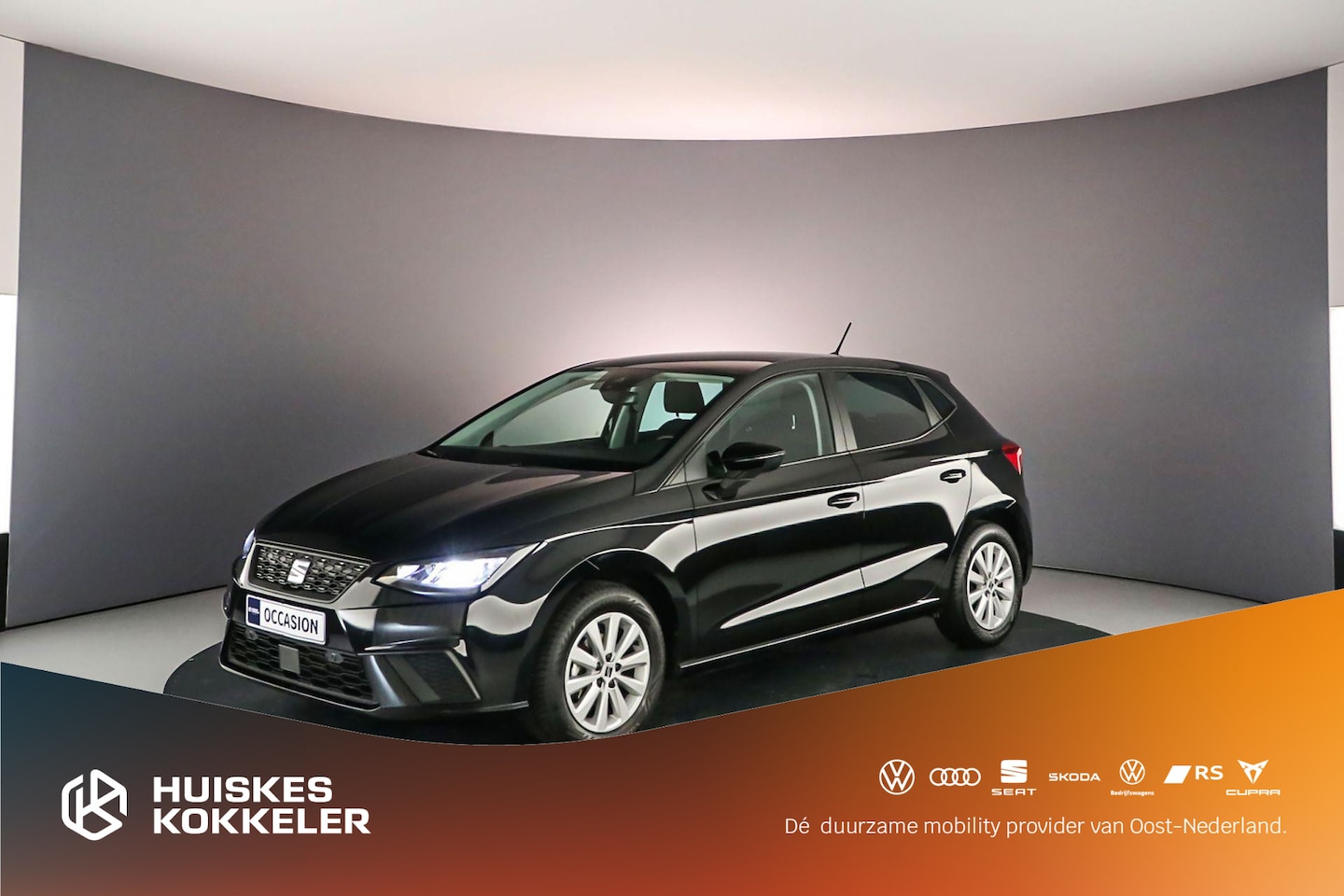 Seat Ibiza - Style Business Intense 1.0 TSI 95pk Cruise control, Stoelverwarming, Airco, DAB, App conne - AutoWereld.nl