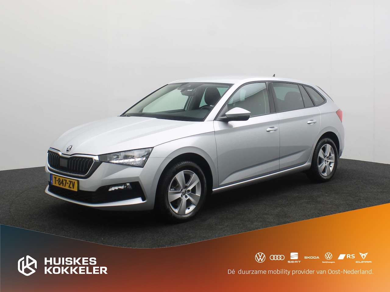 Skoda Scala - Ambition 1.0 TSI 110pk Cruise control, Airco, DAB, Radio, Bluetooth, App connect, LED verl - AutoWereld.nl