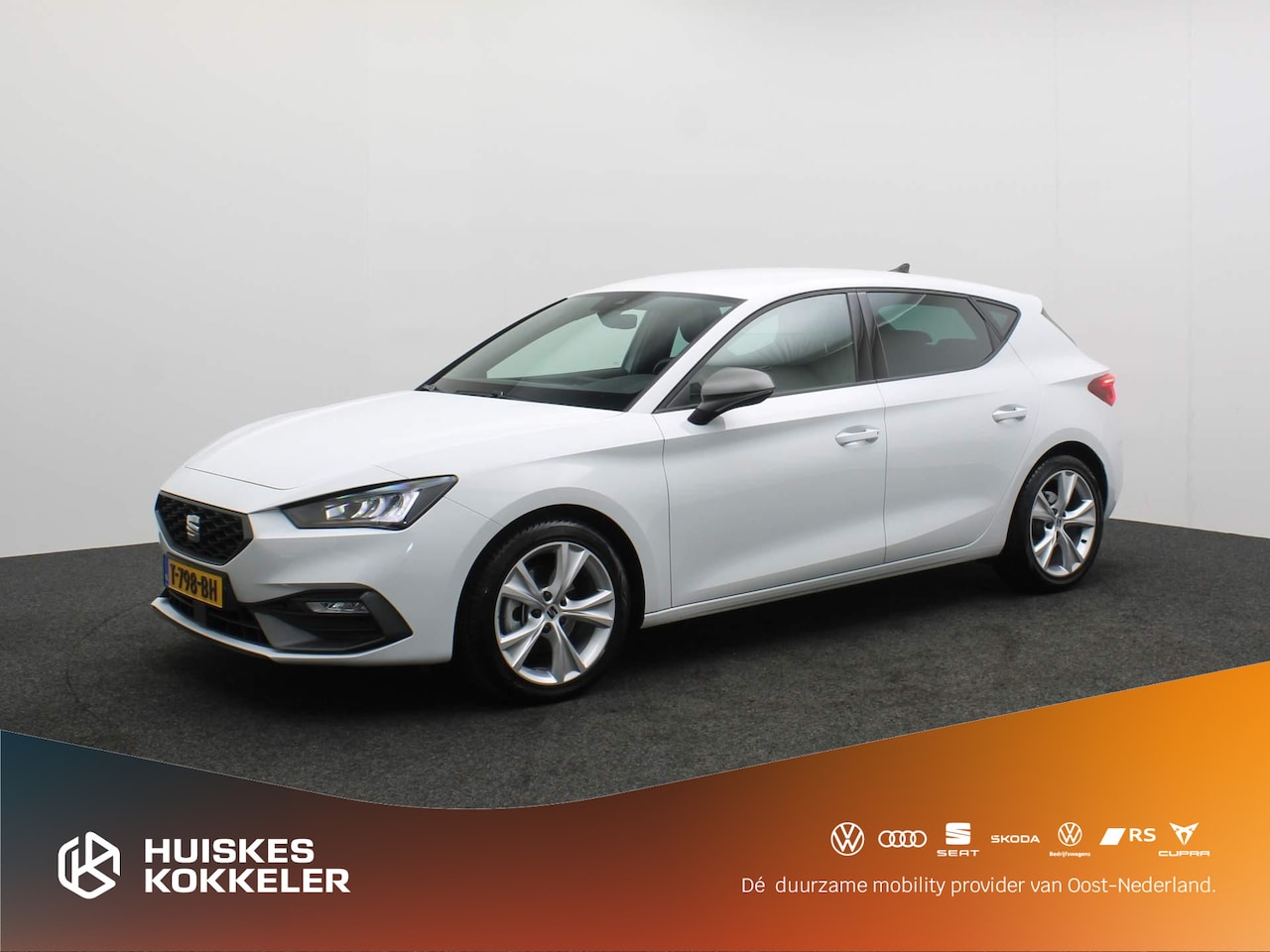 Seat Leon - FR 1.0 TSI 110pk Cruise control, Airco, DAB, App connect, Radio, Bluetooth, Parkeersensor - AutoWereld.nl