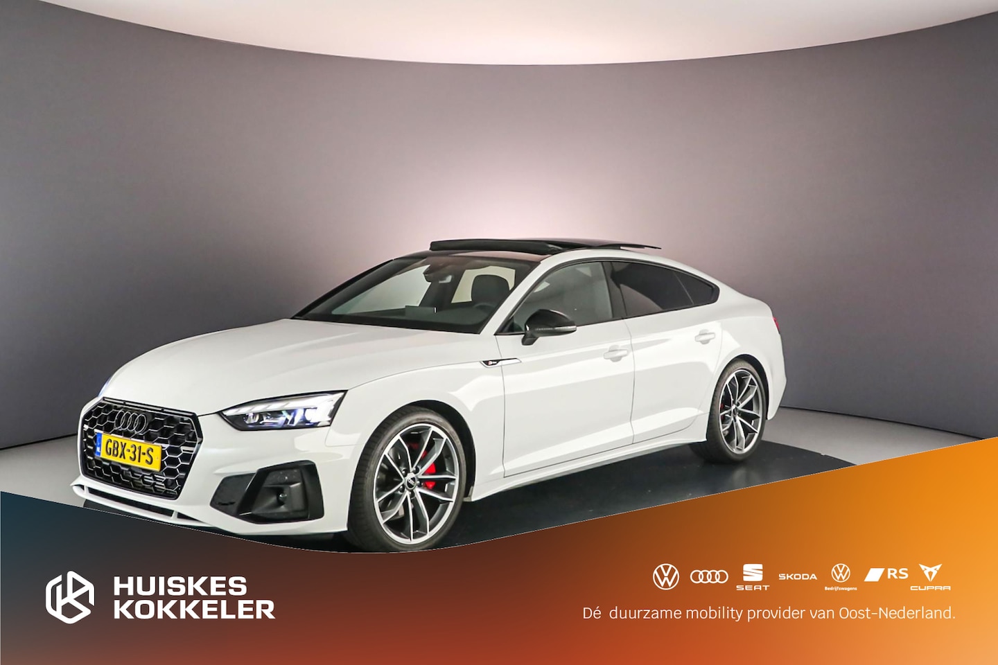 Audi A5 Sportback - S Edition Competition 40 TFSI | Pano | Matrix | Audi Sound | Stoelverwarming | Privacyglas - AutoWereld.nl