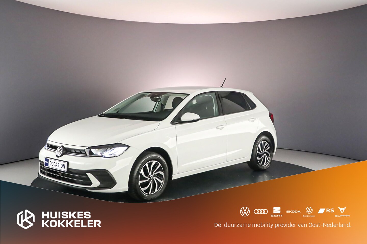 Volkswagen Polo - Life 1.0 TSI 95pk Adaptive cruise control, DAB, Airco, Radio, App connect, Bluetooth, LED - AutoWereld.nl