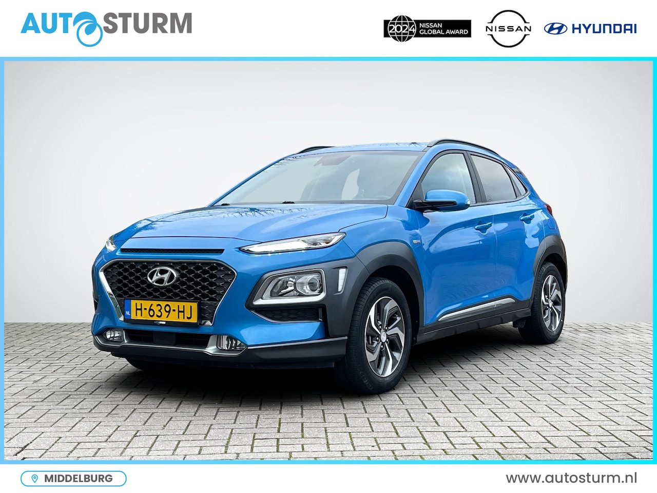 Hyundai Kona - 1.6 GDI HEV Fashion | Trekhaak Afneembaar | Head-Up Display | Premium Audio | Adapt. Cruis - AutoWereld.nl