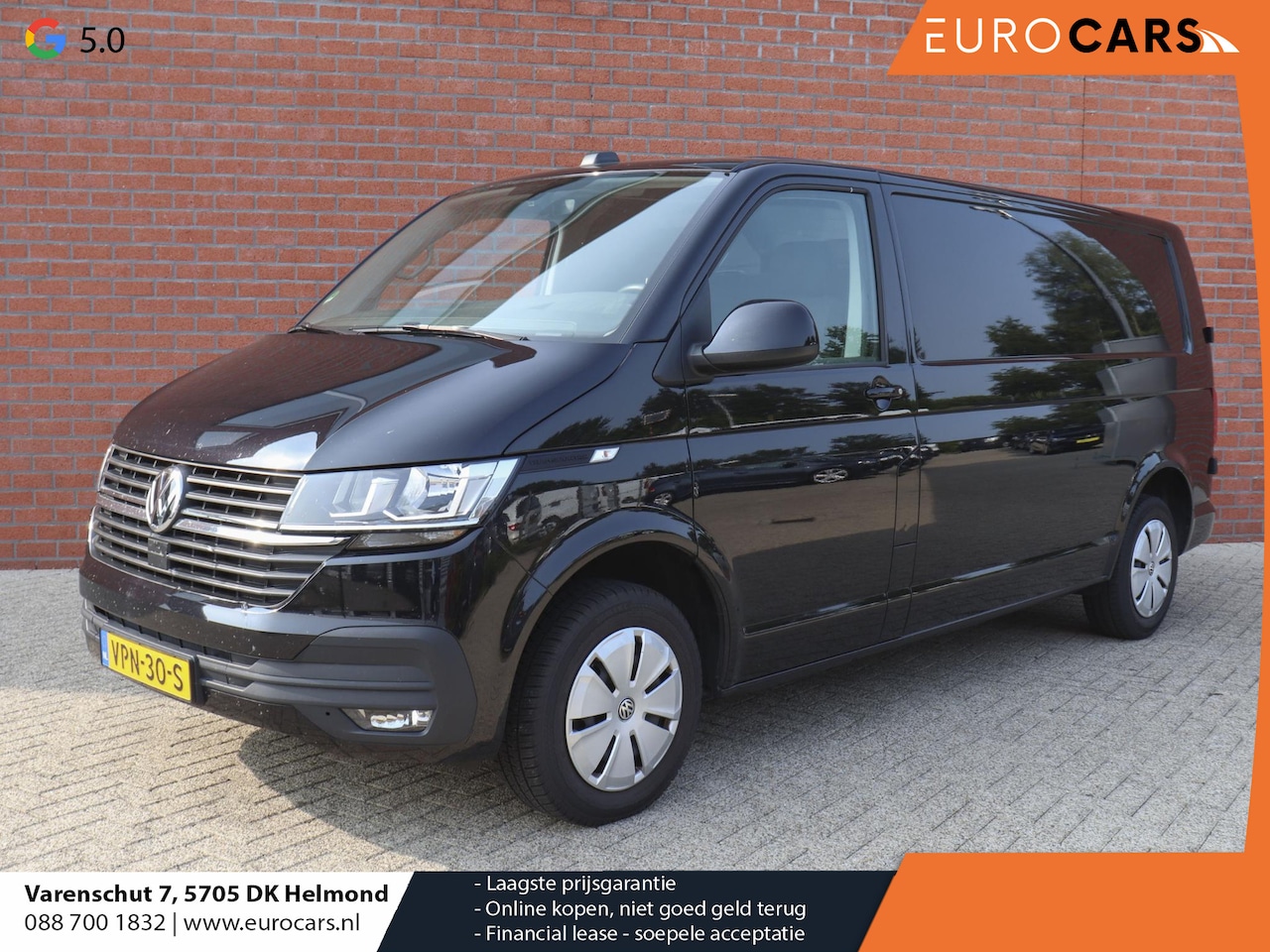 Volkswagen Transporter - 6.1 L2H1 Comfortline Airco Navigatie Carplay Cruise Control - AutoWereld.nl