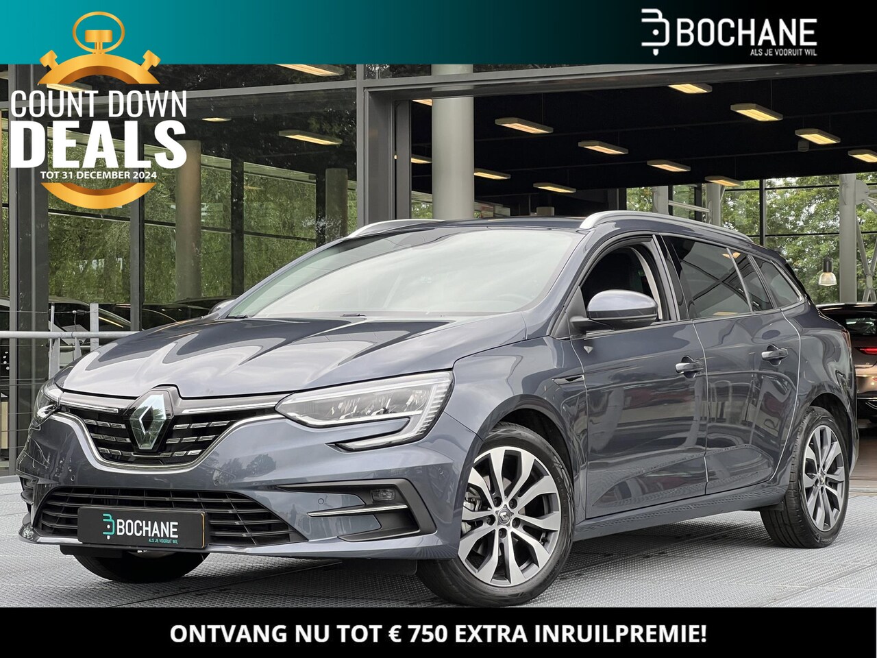 Renault Mégane Estate - 1.3 TCe 140 EDC Techno | Automaat | Navigatie | Achteruitrijcamera | Apple car/Android aut - AutoWereld.nl