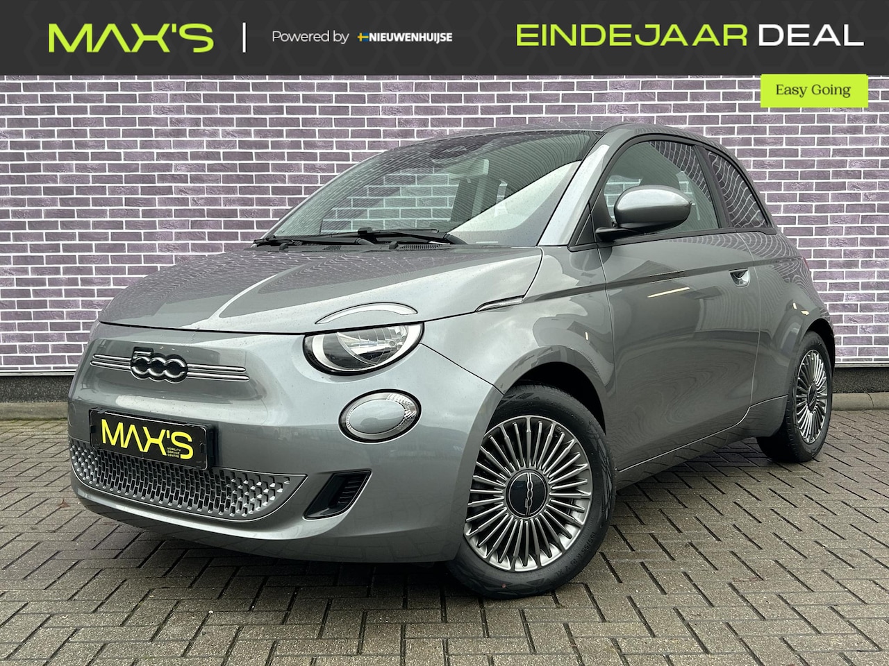 Fiat 500 - 3+1 Icon 42 kWh Cruise control | Stoelverwarming | Navigatie | DAB | Camera | Laneassist | - AutoWereld.nl