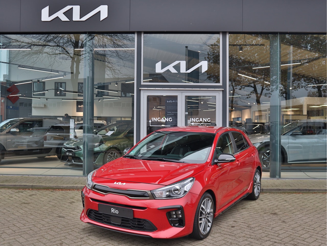 Kia Rio - 1.0 T-GDI GT-Line Navi+ECC+Camera+Carplay+PDC+LED+BT+ESP+17"LMV 7jr.Garantie - AutoWereld.nl