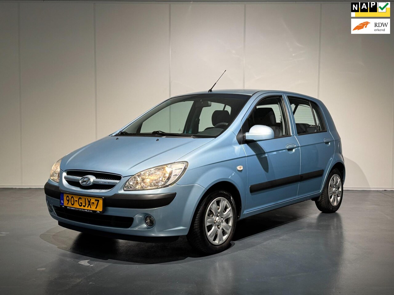 Hyundai Getz - 1.4i Active Cool /Airco/Stuurbekr./PDC/Elek. Pakket - AutoWereld.nl