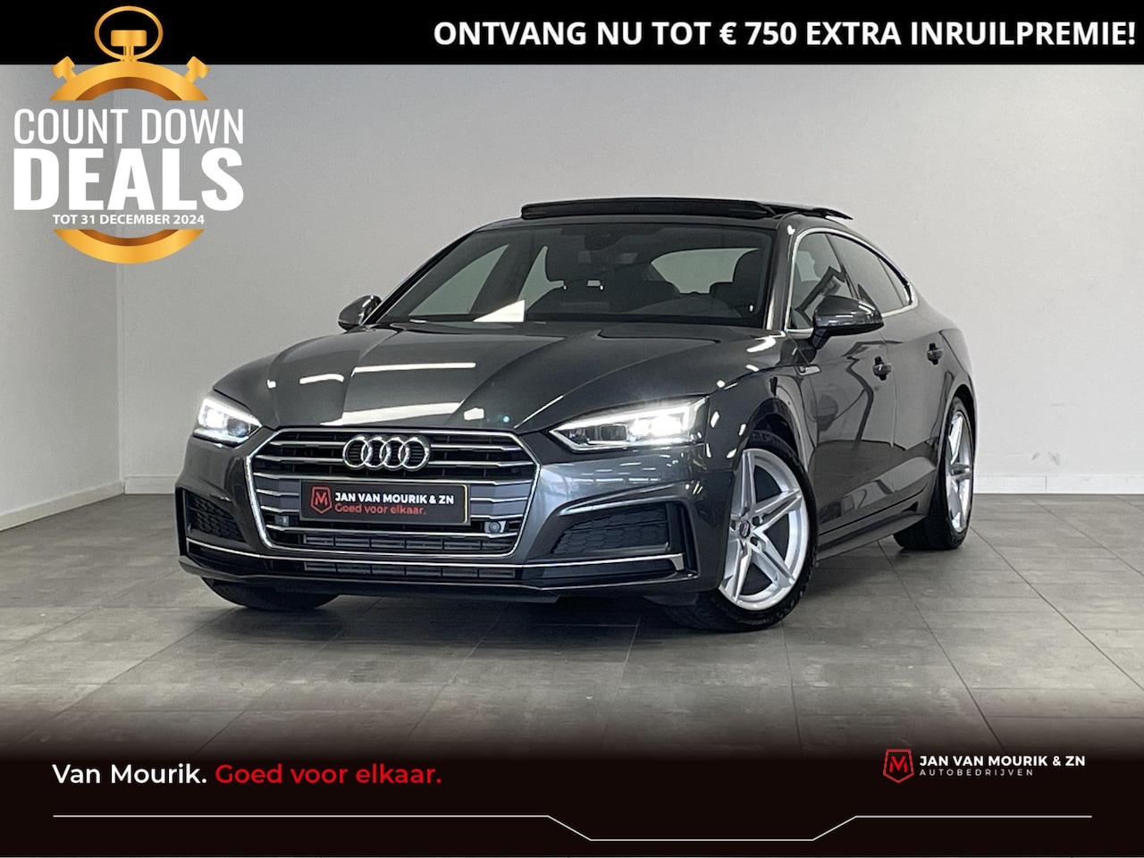 Audi A5 Sportback - 2.0 TFSI MHEV Sport S-line Edition | 3X S-LINE | Panoramadak - AutoWereld.nl