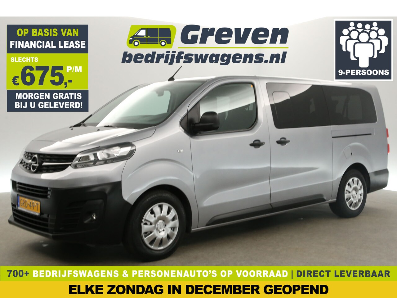 Opel Vivaro Combi - 2.0 CDTI L3H1 Automaat | 9 Persoons | Incl. BTW/BPM | Airco Cruise Carplay PDC 2xSchuifdeu - AutoWereld.nl