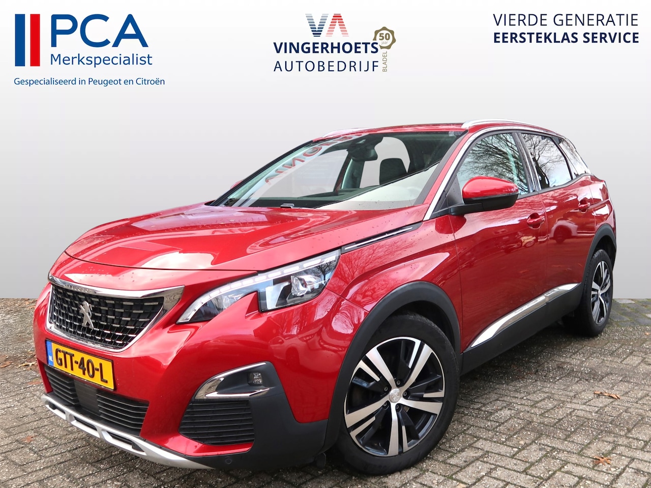 Peugeot 3008 - 130 Pk Benzine * AUTOMAAT * Luxe Allure * * Schuifdak * 1/2 Lederen Bekleding * Navigatie - AutoWereld.nl