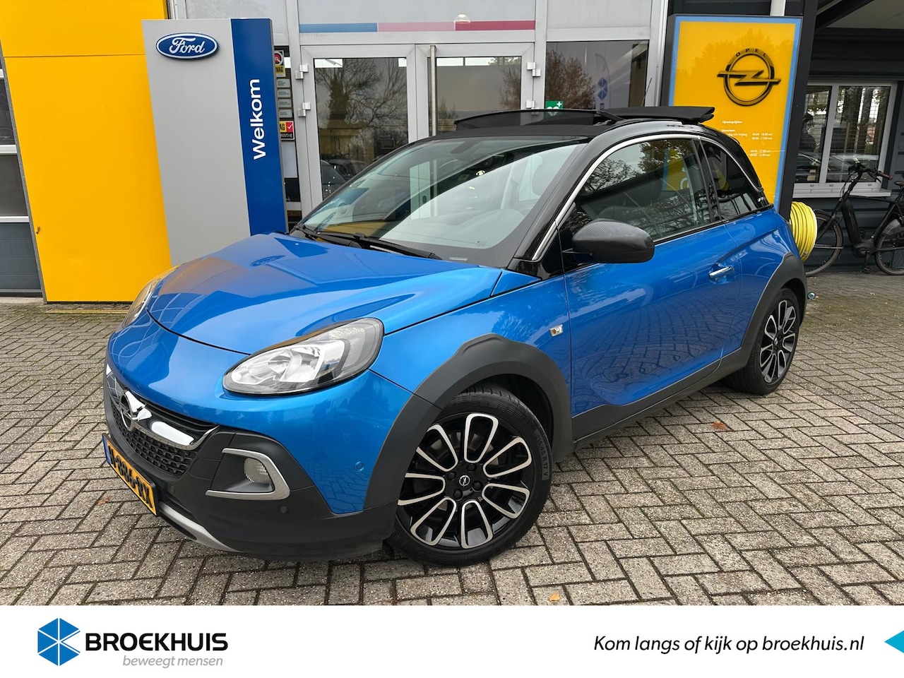 Opel ADAM - 1.0 116PK Turbo Rocks | SCHUIFDAK| STOEL- EN STUURVERWARMING| PARKEERSENSOREN V+A| BLUETOO - AutoWereld.nl