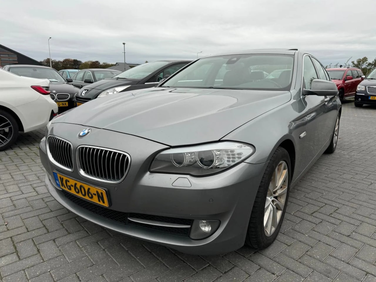 BMW 5-serie - 535D X-Drive Sedan 2013 Grijs Schuifdak Xenon - AutoWereld.nl