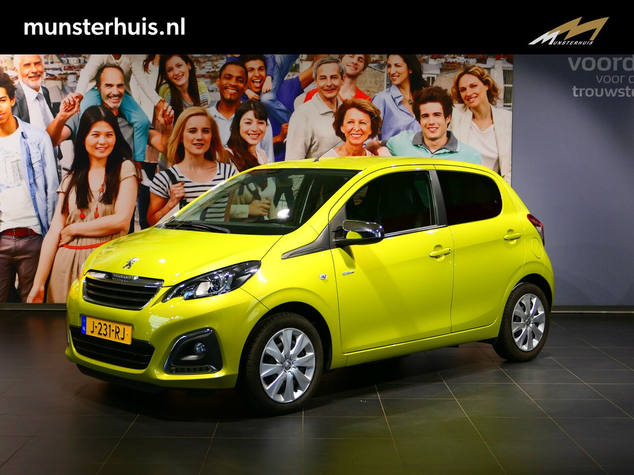 Peugeot 108 - 1.0 e-VTi Style - Airco,Snelheidsbegrenzer, bluetooth, radio - AutoWereld.nl