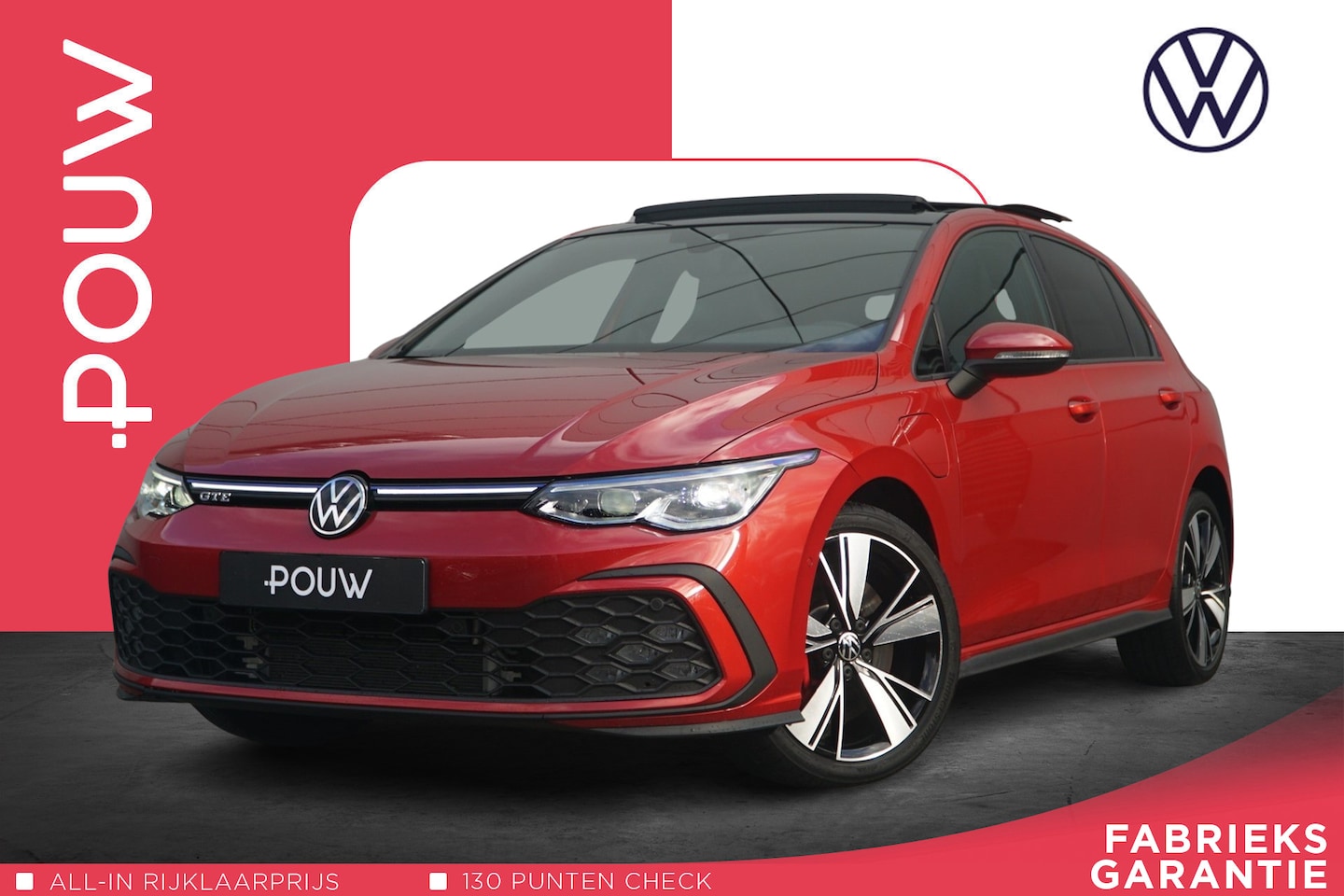 Volkswagen Golf - GTE 1.4 245pk DSG eHybrid | Achteruitrijcamera | Panoramadak | Dodehoekdetectie | 18" Velg - AutoWereld.nl