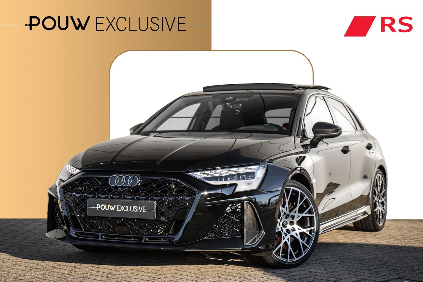 Audi RS3 - Sportback 2.5 TFSI 400pk quattro | Glazen Panoramadak | LMV 19'' | Head-up Display - AutoWereld.nl