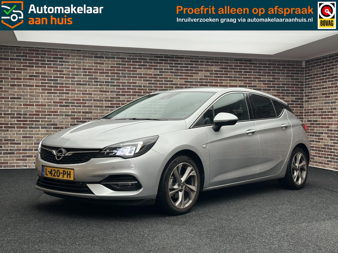 Opel Astra - 1.2 Launch Elegance | CarPlay| Navi| Stoelverw/Stuurverw| NAP| Dealer onderhouden| - AutoWereld.nl