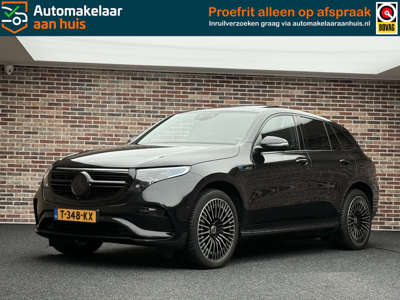 Mercedes-Benz EQC - 400 4MATIC AMG 80 kWh Treeplanken Leder Dak - AutoWereld.nl