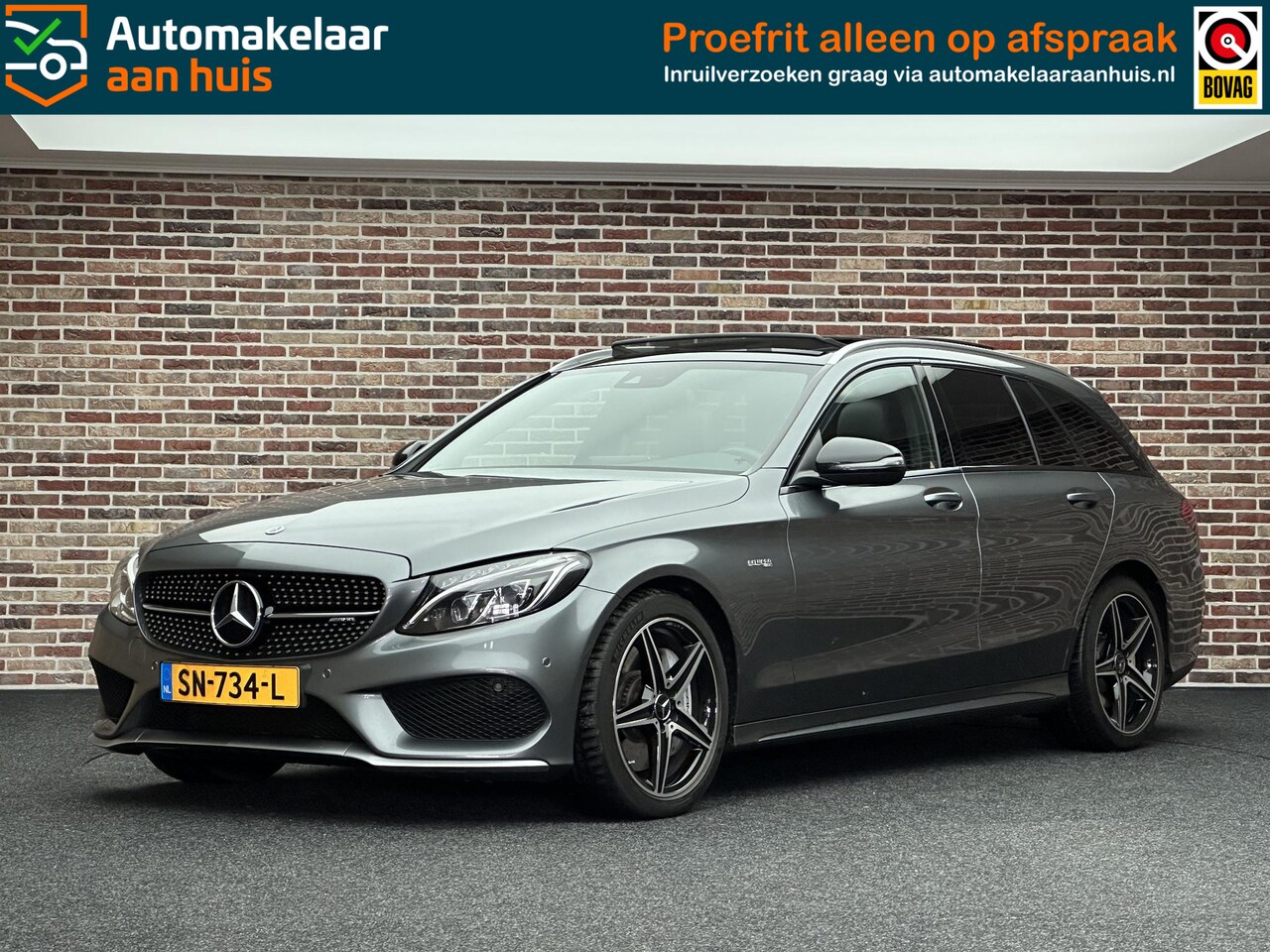 Mercedes-Benz C-klasse Estate - AMG 43 4MATIC DAK SFEER BLINDSPOT CAMERA - AutoWereld.nl