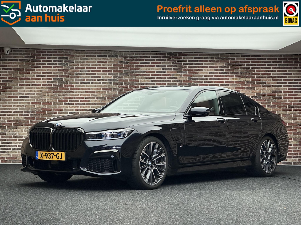 BMW 7-serie - 745e M-pakket Individual DAK 360 H&K HEADUP MEMORY LUCHTVERING - AutoWereld.nl