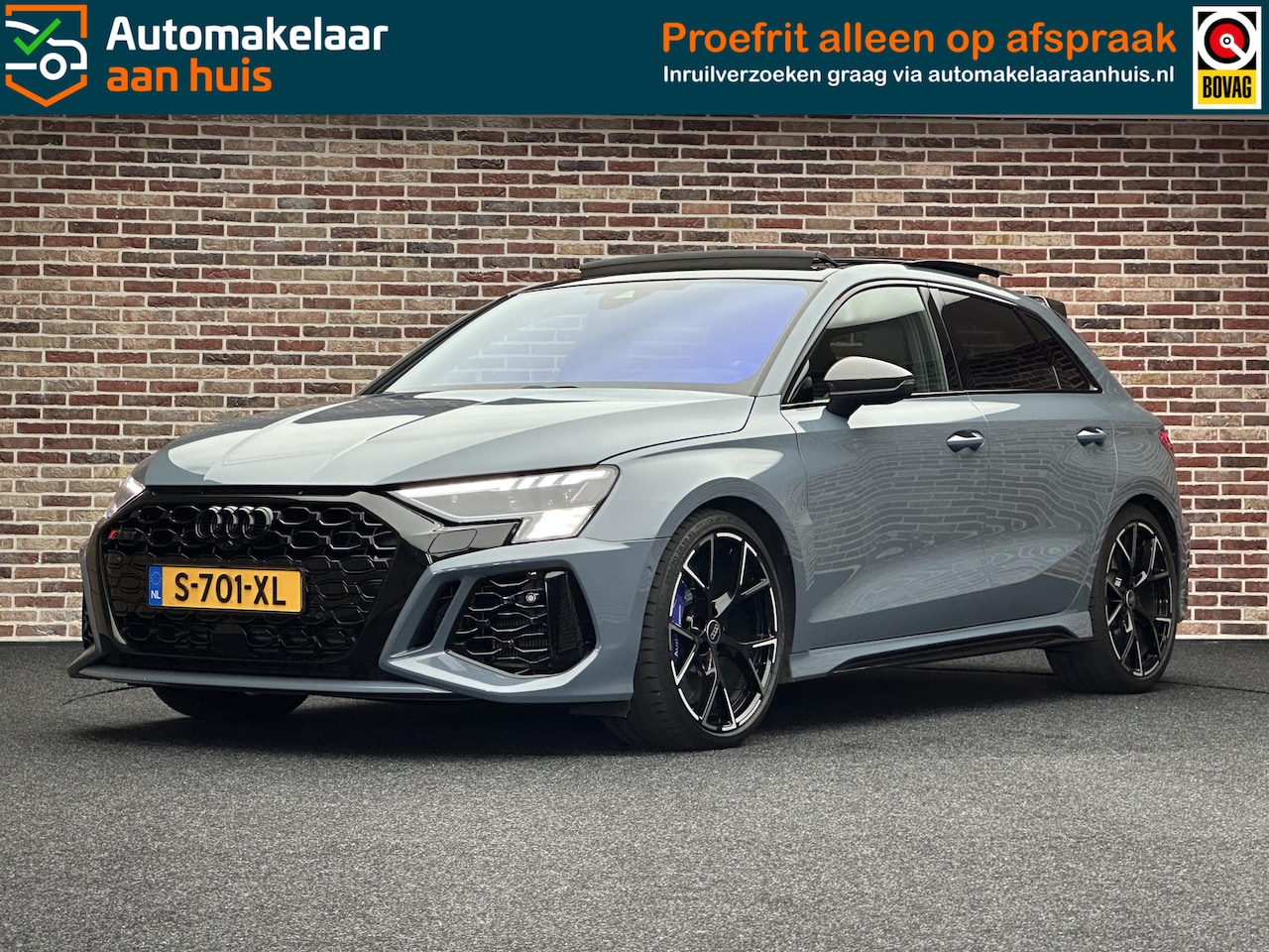 Audi RS3 - 2.5TFSI RS3 Quattro Dak Memory Sfeer Leder Blindspot ACC Carplay - AutoWereld.nl