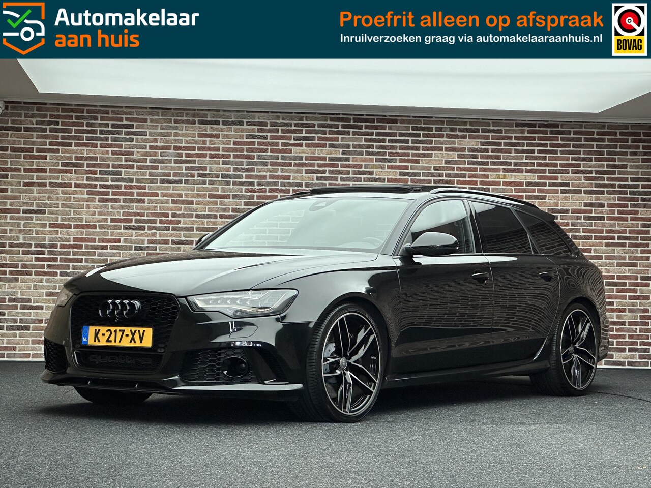 Audi RS6 - Avant 4.0TFSI quattro Dak|Exclusief leder|360|Bose|Blindspot - AutoWereld.nl