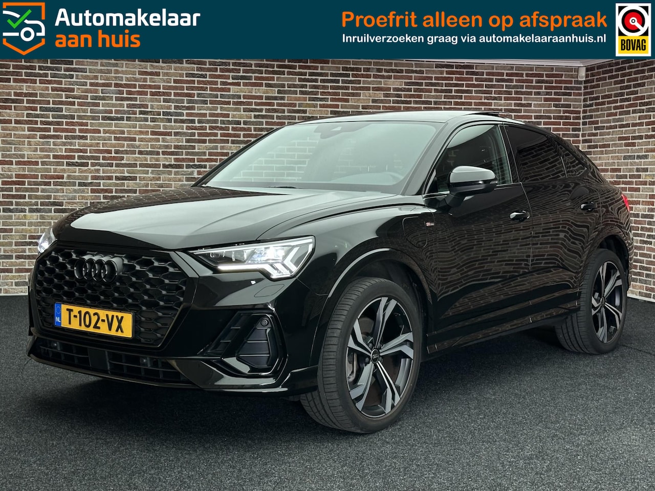 Audi Q3 Sportback - 45 TFSI e S-line DAK VIRTUAL ACC SONOS CARPLAY LEDER RIJKLAAR | Dealer Garantie! - AutoWereld.nl