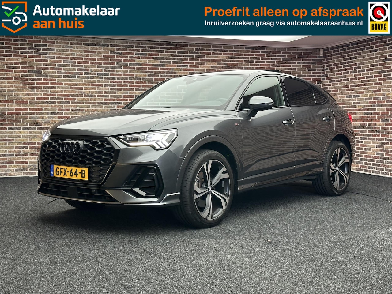 Audi Q3 Sportback - 40 TFSI 190PK quattro S-line DAK SONOS BLINDSPOT 360 VIRTUAL - AutoWereld.nl